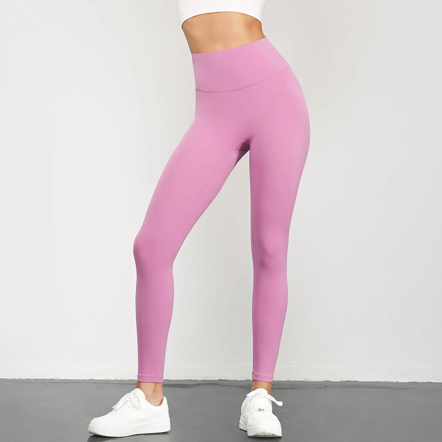 Women's High Waist Yoga Pants Fitness Leggings Stretchy Tight Long Leggings Tummy Control Workout Pants