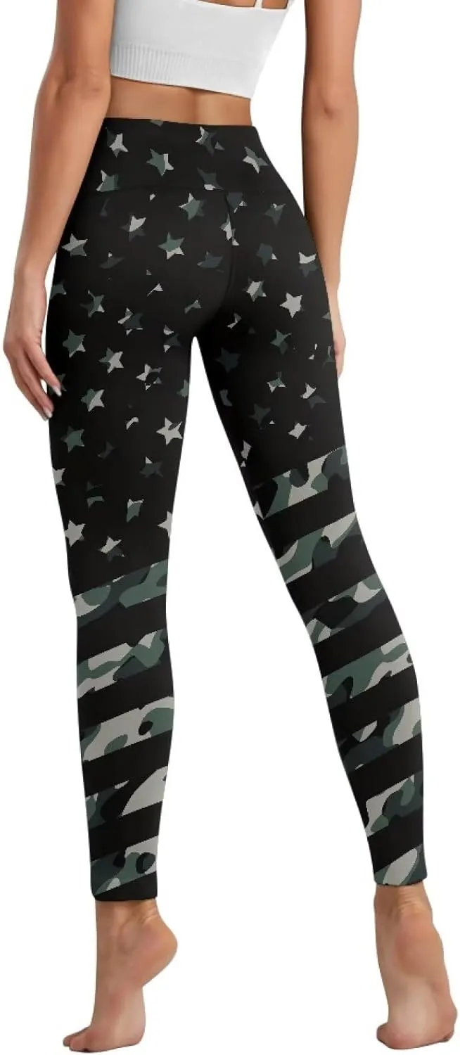 Women's Leggings with Pockets Tummy Control High Waist Yoga Leggings Soft Stretchy Workout Yoga Pants